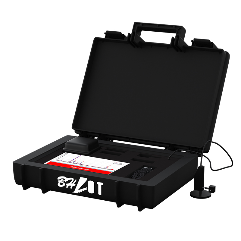 Portable quantitative fast detection Raman spectrometer